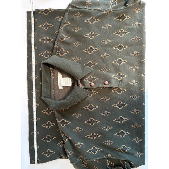 Matinique Geometric Print LS Polo XL - Picture 10 of 10